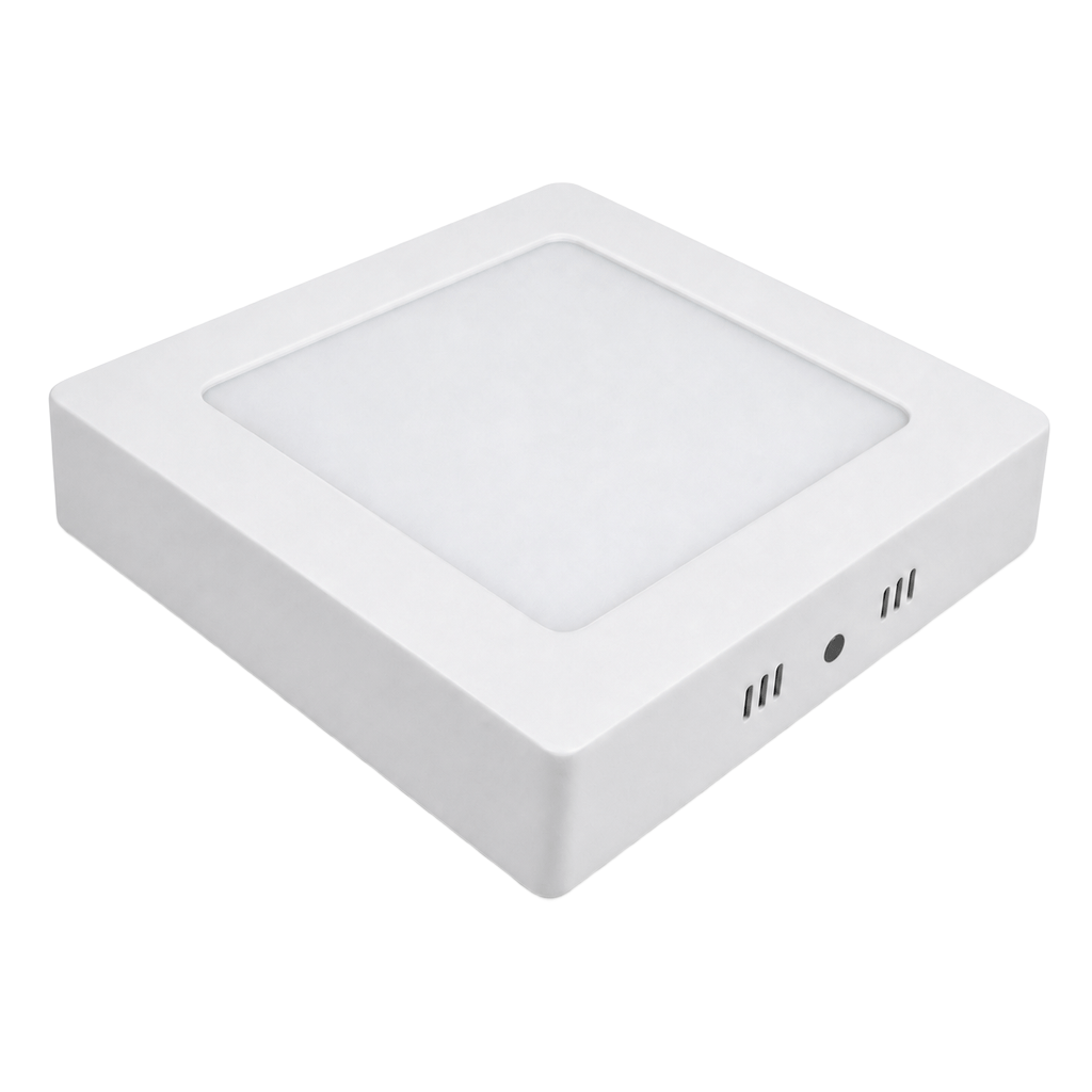 Čtvercový přisazený LED panel s bílým rámečkem